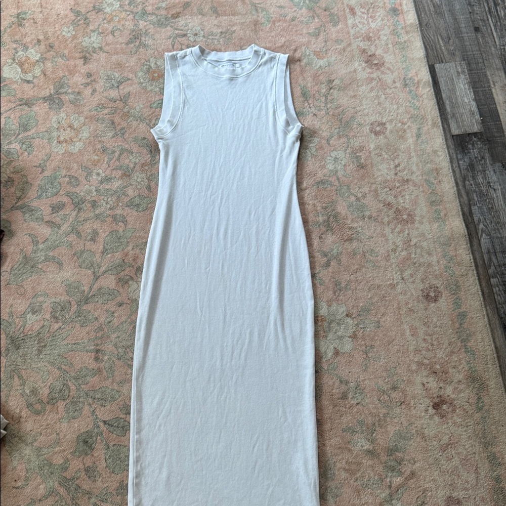 ASOS Sleeveless Ribbed Maxi Dress